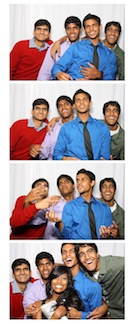 photostrip of students at prom